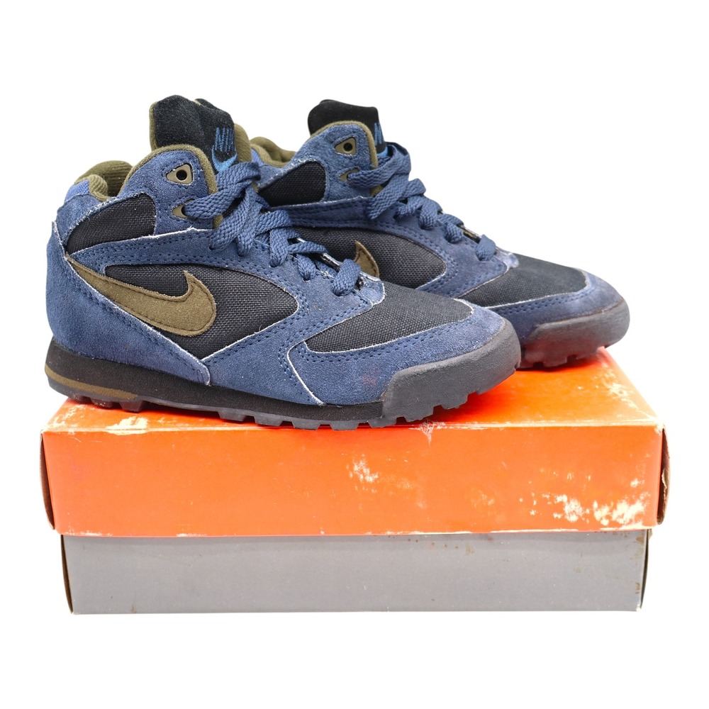 Nike Caldera Plus BPS Size 13Y Vintage 1993 Blue Black Hiking Boots Deadstock